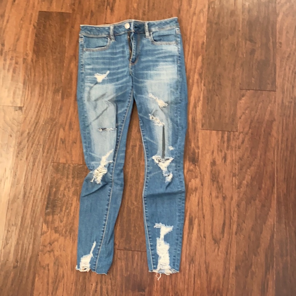 American eagle hi rise jegging super stretch jean